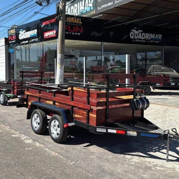Carreta Fazendinha Premium 2 Eixos 3.00x1.45x0.50m