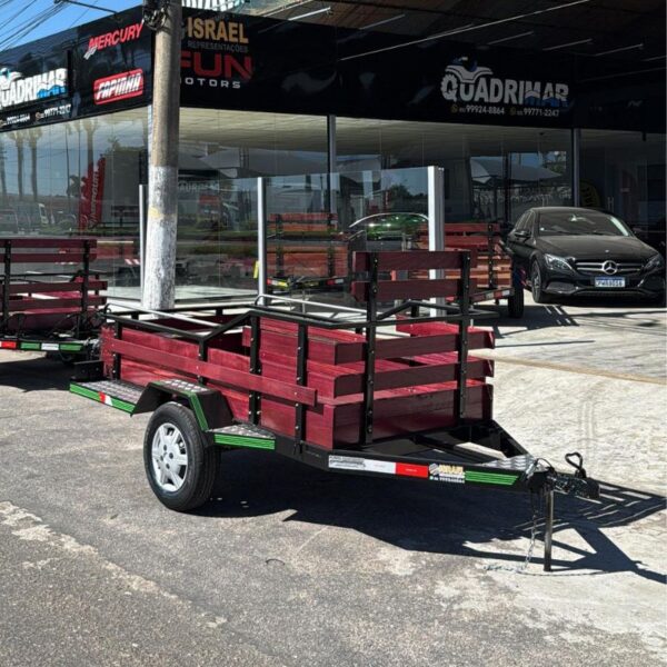Carreta Fazendinha Premium 1 Eixo - 2.30x1.25x0.40m