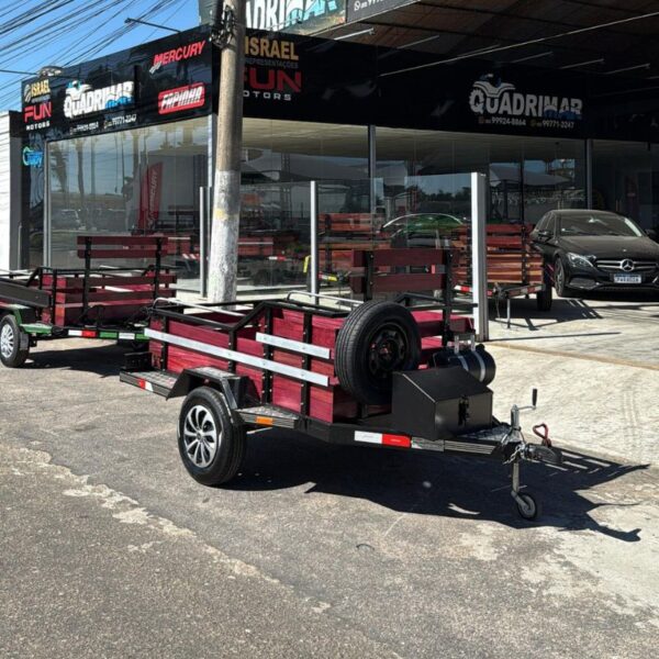 Carreta Fazendinha Exclusiva 1 Eixo  - 2.00x1.25x0.40m