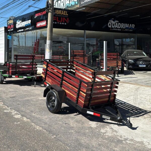 Carreta Fazendinha Simples 1 Eixo - 2.00x1.19x0.60m
