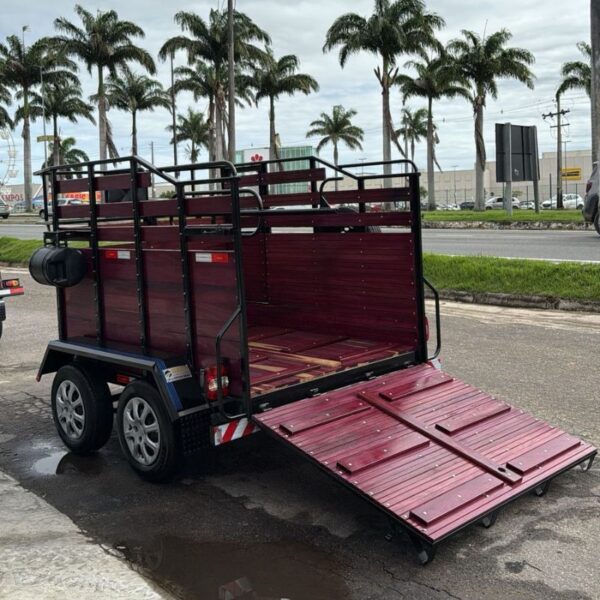 Carreta Fazendinha Para Transporte de Cavalo - 2 Eixo C/Freio a Disco - Imagem 11
