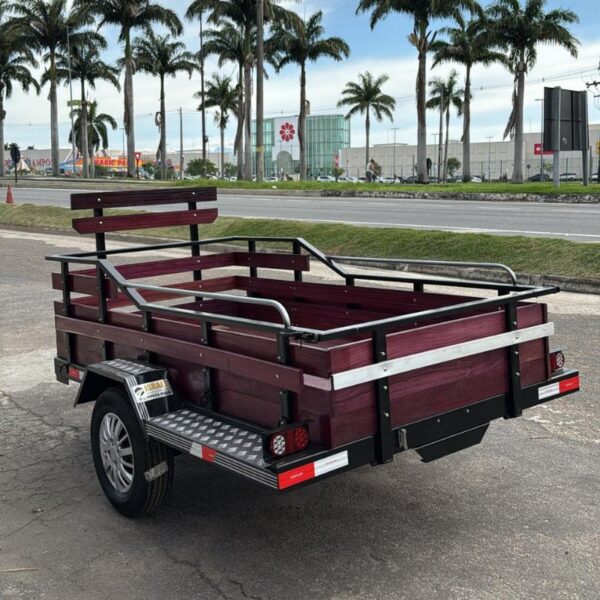 Carreta Fazendinha Premium 1 Eixo - 2.50x1.30x0.40m - Imagem 5