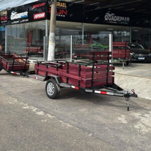 Carreta Fazendinha Premium 1 Eixo - 2.50x1.30x0.40m