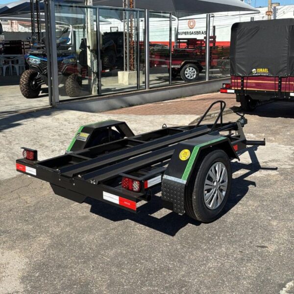 Carreta Prancha Simples P/Transporte de 1 Moto - Imagem 2