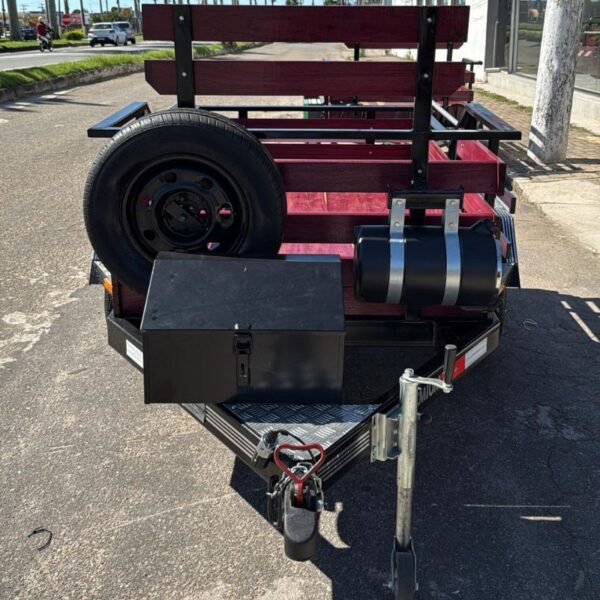 Carreta Fazendinha Exclusiva 1 Eixo  - 2.00x1.25x0.40m - Imagem 2
