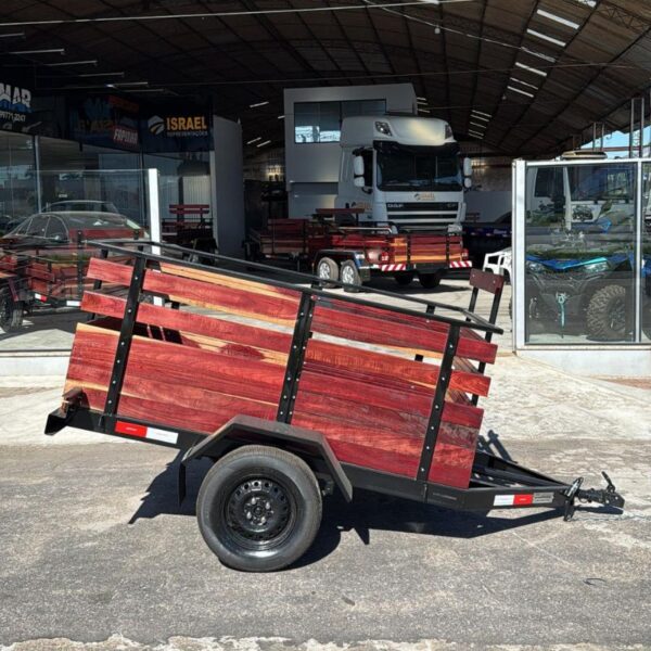 Carreta Fazendinha Simples 1 Eixo - 2.00x1.19x0.80m - Imagem 2