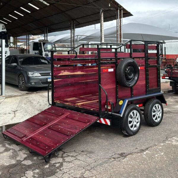 Carreta Fazendinha Para Transporte de Cavalo - 2 Eixo C/Freio a Disco - Imagem 2