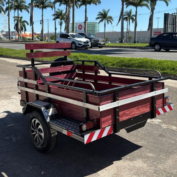 Carreta Fazendinha Exclusiva 1 Eixo  - 2.00x1.25x0.40m - Imagem 3