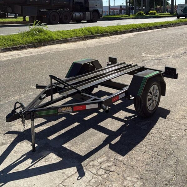 Carreta Prancha Simples P/Transporte de 1 Moto - Imagem 4