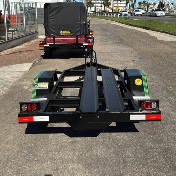 Carreta Prancha Simples P/Transporte de 1 Moto - Imagem 5