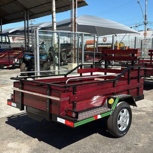 Carreta Fazendinha Premium 1 Eixo - 2.30x1.25x0.40m - Imagem 5