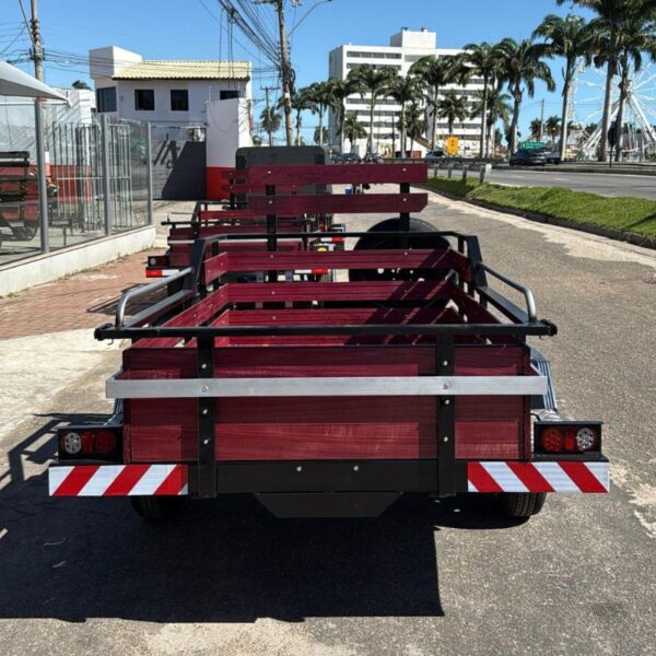 Carreta Fazendinha Exclusiva 1 Eixo  - 2.00x1.25x0.40m - Imagem 5