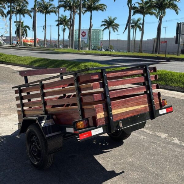 Carreta Fazendinha Simples 1 Eixo - 2.00x1.19x0.60m - Imagem 6