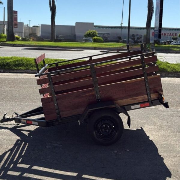 Carreta Fazendinha Simples 1 Eixo - 2.00x1.19x0.80m - Imagem 6