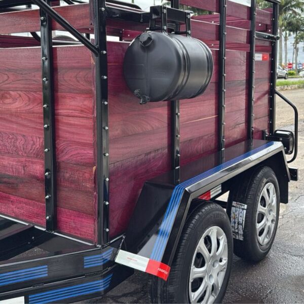 Carreta Fazendinha Para Transporte de Cavalo - 2 Eixo C/Freio a Disco - Imagem 6
