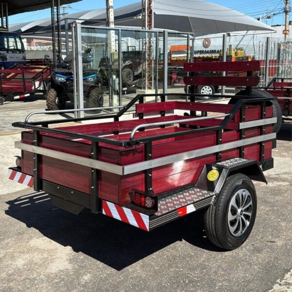 Carreta Fazendinha Exclusiva 1 Eixo  - 2.00x1.25x0.40m - Imagem 8