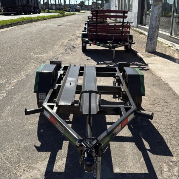 Carreta Prancha Simples P/Transporte de 1 Moto - Imagem 8