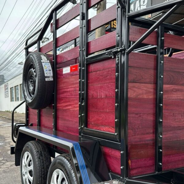 Carreta Fazendinha Para Transporte de Cavalo - 2 Eixo C/Freio a Disco - Imagem 9