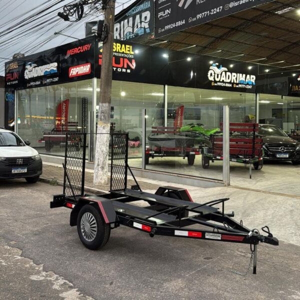 Carreta Prancha P/Transporte de Quadriciclo - 1 Eixo 2.00x1.35m