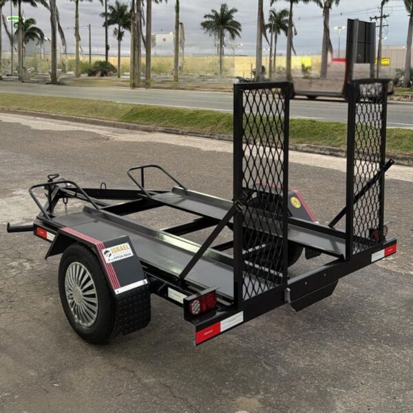 Carreta Prancha P/Transporte de Quadriciclo - 1 Eixo 2.00x1.35m - Imagem 5