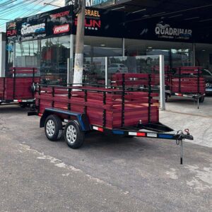Carreta Fazendinha Premium com 2 eixos para 1.700kg - 3.00 x 1.45 x 0.70m